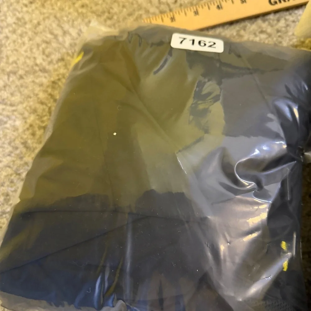 The North Face Mens XXL‎ Black Neon Yellow Half Zip Anorak Windbreaker Jacket